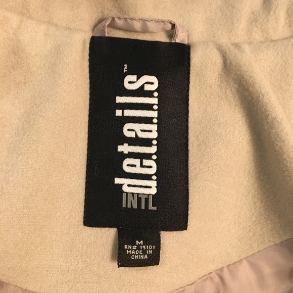 details INTL creamy zipper front jacket - Picture 6 of 8